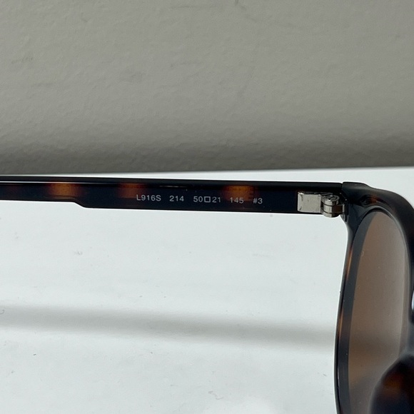 Lacoste Authentic Unisex L916 Havana Tortoise Shell Sunglasses - Picture 7 of 10